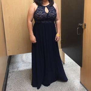 Navy Maxi Dress formal